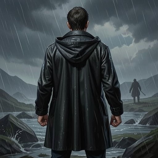 The Ethics of Survival from "My Dark Mate: A Rejected Mate Werewolf Shifter Romance". This flow traces how the story distinguishes self-defense from guilt and gradually lets Ren accept survival without self-condemnation.