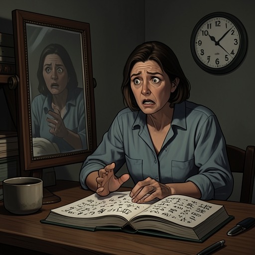 Ren's Awakening Knowing from "My Dark Mate: A Rejected Mate Werewolf Shifter Romance". This flow traces Ren's frightening precognitive ability from denial to disciplined acceptance.