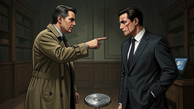 Reporter’s Recognition from "Dead Shot". Cal Names the Past Historical Pressure Cal Murphy confronts Nathan Gold with knowledge of the Boston murders and the gold coin.