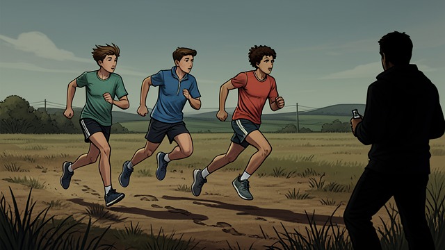 Athletic Promise from "Dead Shot". Futures in Motion Local Heroes Cody Murray, Riley Gold, and Devin Reid are prominent young football players in Statenville.