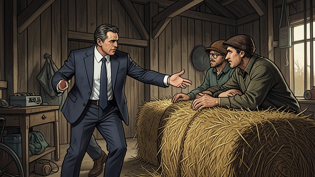 Guy’s Arrival from "Dead Shot". The Editor Finds Them Genuine Rescue Guy Thompson locates Cal Murphy and Kelly Mendoza in Walker’s barn and frees them.