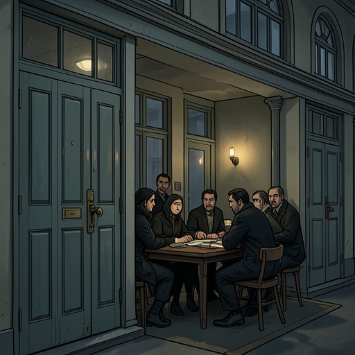 The Collapse of Secrecy from "Dead Shot". This flow traces the gradual failure of Statenville’s closed system as every layer of concealment creates new witnesses, contradictions, and betrayals.