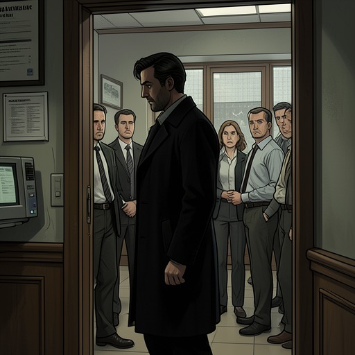 Guy Thompson’s Complicity from "Dead Shot". This flow traces Guy Thompson’s coerced silence, moral awakening, and final sacrifice as he turns from protecting his position to protecting his reporters.