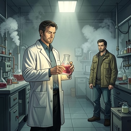Buddy Walker’s Double Life from "Dead Shot". This flow traces Buddy Walker’s secret federal mission, reckless chemical experimentation, false rescue, and fatal exposure.