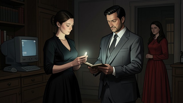 A Guide at the New Ceremony from "The CEO’s Baby Girl: A Workplace Reverse Harem Romance (Age-Gap Billionaire Obsessions)". A Guide at the New Ceremony Witness to a Different Bond Luca stands beside Ariella and Dominic during their ceremony in the sacred glade, holding the ritual…
