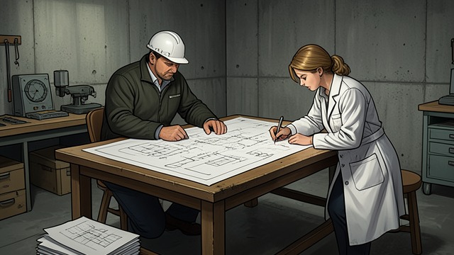 Inspection And Honesty from "The Wife He Never Wanted: A Marriage-In-Crisis Billionaire Romance (Second Chance Billionaires)". Inspection And Honesty Facts Before Image Maddox works from structural assessments, flood data, and code requirements rather than from a decorative vision.
