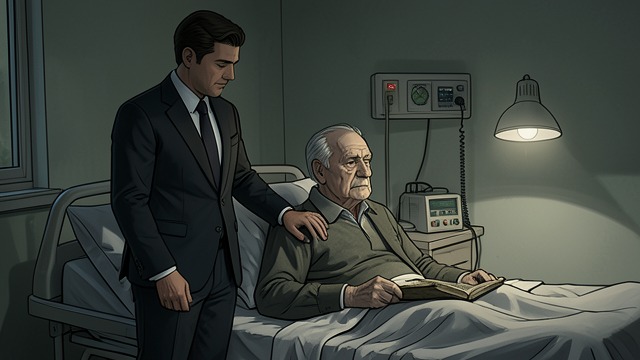 The Deathbed Oath from "The Wife He Never Wanted: A Marriage-In-Crisis Billionaire Romance (Second Chance Billionaires)". The Deathbed Oath A Grandfather’s Demand Elim makes Maddox promise to close the Templeton merger.