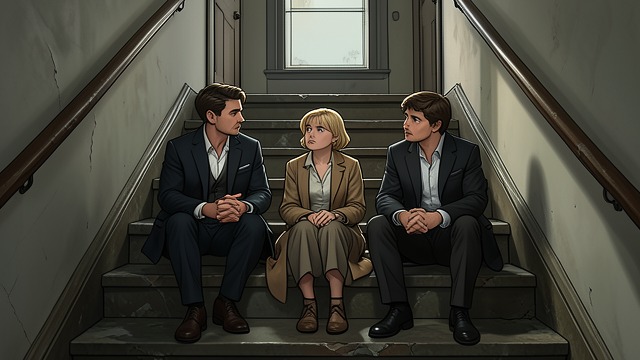 The Templeton Stairs from "The Wife He Never Wanted: A Marriage-In-Crisis Billionaire Romance (Second Chance Billionaires)". The Templeton Stairs A Place For Collapse Paige, Kelsey, and David sit on the familiar stairs where the family has handled earlier grief.