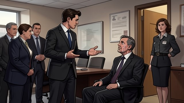 The Manager’s Humiliation from "Call Me Yours". The Manager’s Humiliation Public dismissal Blake questions why Chris is present and suggests that his disability makes him a liability.