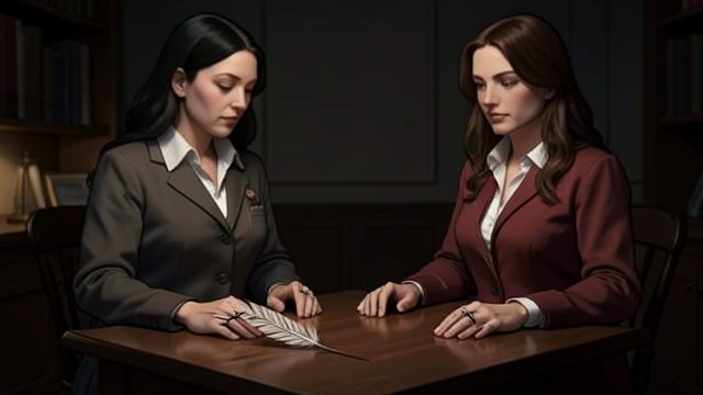 The Letters as Evidence from "Call Me Yours". The Letters as Evidence A physical comparison Jessica returns the letters and asks Kayla to compare them.