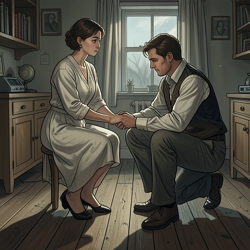 Jamie and Jessica’s Marriage from "Call Me Yours". This flow traces the marriage’s movement from devotion and concealment through suspicion and crisis toward renewed honesty and support.