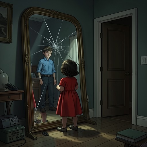 The Hidden Life of Jamie Cooper from "Call Me Yours". This flow traces how Jamie’s dissociated identities emerge from childhood rejection and later trauma, then become visible through treatment and family recovery.