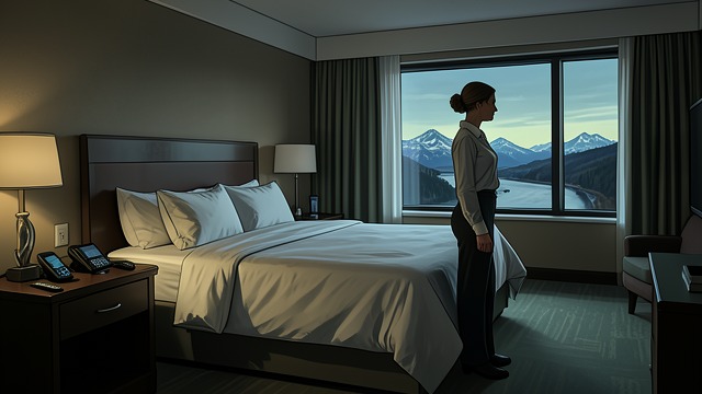 Pontchartrain Luxury from "Are We Having Fun Yet". A Room of Her Own Kay Willis enters the Hotel Pontchartrain room and discovers multiple phones, a king-size bed, and a view of Canada.