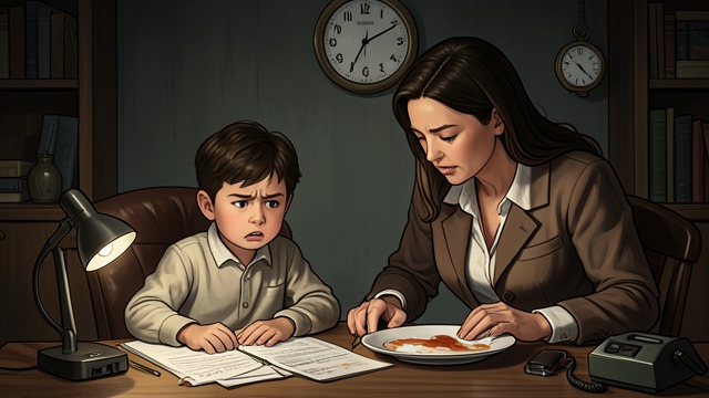 Dinnertime Test from "Are We Having Fun Yet". A Home's Emotional Test Kay Willis asks whether parents actually enjoy being in their houses at dinnertime.