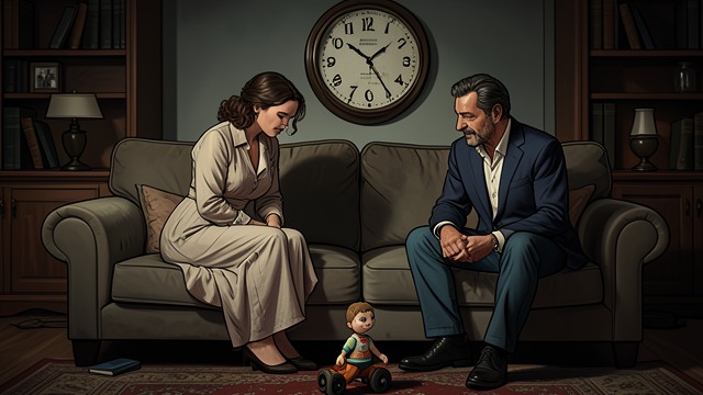 Shared Exhaustion from "Are We Having Fun Yet". No One Sits Alone Bub Willis refuses to sit until Kay Willis can sit down. Practical Solidarity He recognizes that fatigue is a shared family problem.