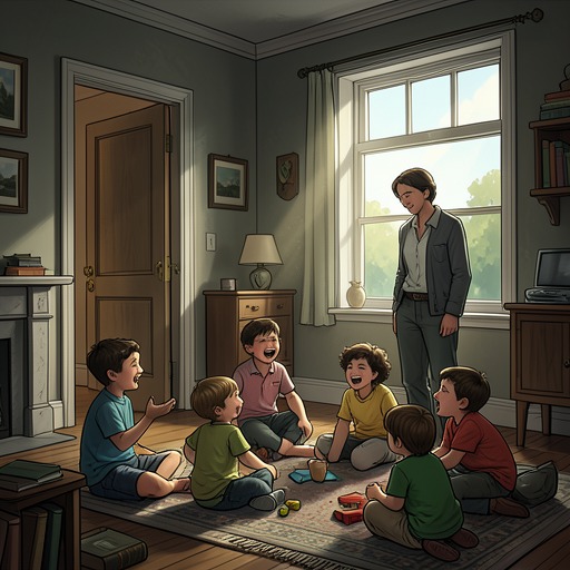 The Family's Fighting Lines from "Are We Having Fun Yet". This flow follows sibling rivalry from physical danger and verbal cruelty toward adult admiration and reconciliation.