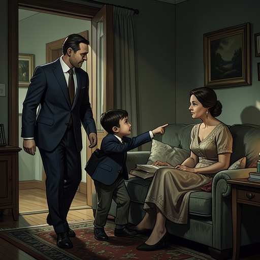 Fathers Become Visible from "Are We Having Fun Yet". This flow traces the cultural and personal shift that brings fathers from the margins of childcare into the center of family memory.