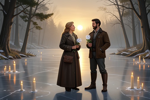 The Frozen Lake Date from "My Vampire Love (Completed)". The Frozen Lake Date is a decisive stage in the growing relationship between Eric Wilson and Jenifer Kate Lawrence.