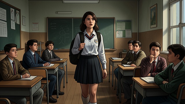 New School Arrival from "My Vampire Love (Completed)". New School Arrival Manufactured Normality Eric enrolls Jenifer at St. Caper Academy so she can resume school life.