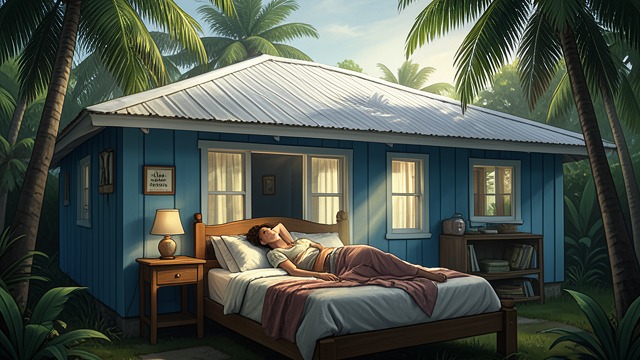 The Blue House from "My Vampire Love (Completed)". The Blue House Dream Realized Jenifer wakes in the Hawaii Blue House, the setting that has appeared throughout her dreams.