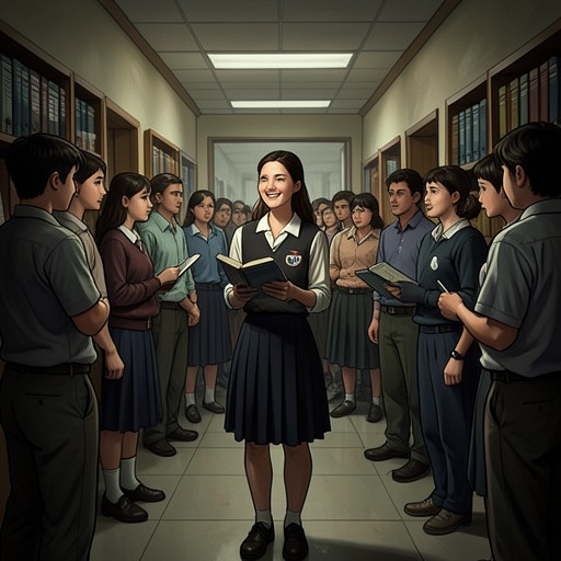 The School as Normal Life from "My Vampire Love (Completed)". This flow follows Jenifer’s attempt to reclaim adolescence and ordinary friendship through St. Caper Academy.