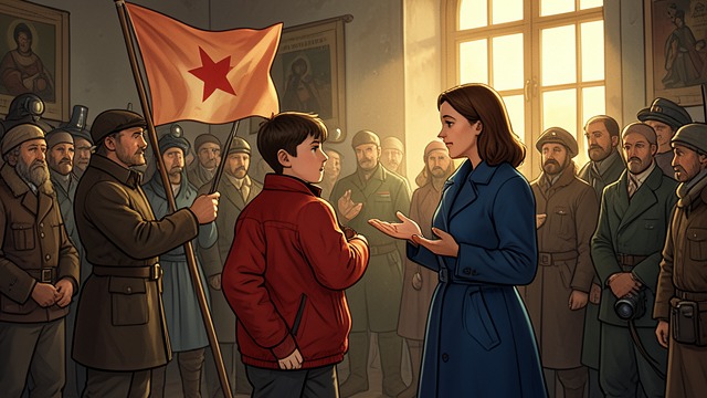 Russian Identity from "The People Upstairs". Russian Identity Imposed Nationality Terence hears that the family may be Russian and adopts Russia as the easiest answer to questions about their origin.