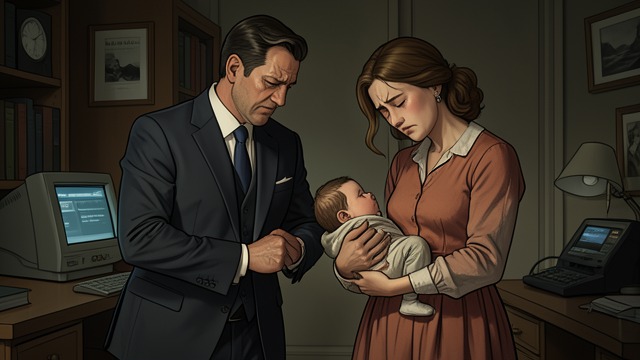 Reluctant Fatherhood from "The People Upstairs". Reluctant Fatherhood Domestic Burden Dan continues working while May stays home with the infant.