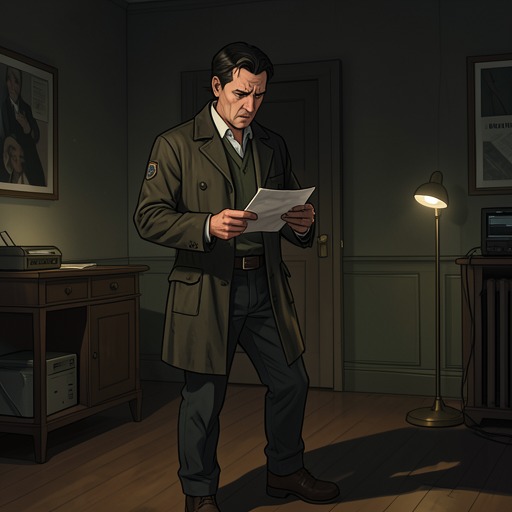 The Ending's Ambivalence from "The People Upstairs". This flow traces the hopeful and threatening implications of the final decision to report Terence to Milotis.