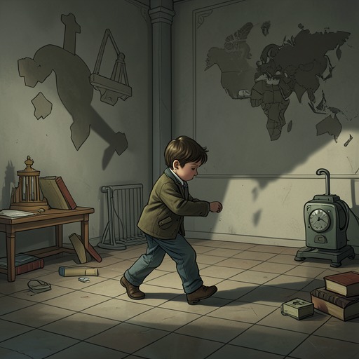 Childhood as Political Technology from "The People Upstairs". This flow follows the way ordinary developmental milestones are recruited into a planetary strategy.