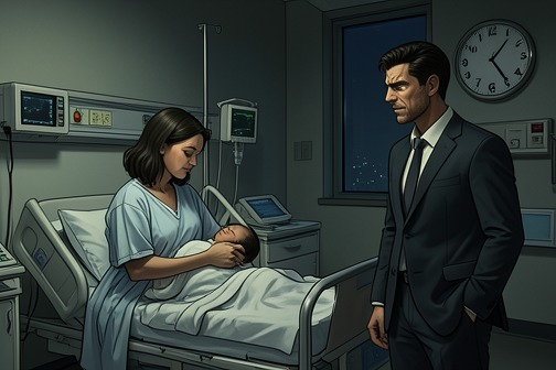 Birth of Andrew Gerald Rutledge Jr. from "Expecting The CEO's Baby - The Complete Series: BWWM Interracial Billionaire Pregnancy Romance". The Birth of Andrew Gerald Rutledge Jr. is the culminating event of the first pregnancy undertaken by Ryanna Owens and Andrew Rutledge.