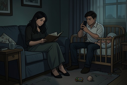 Ryanna and Andrew’s postpartum marital crisis and reconciliation from "Expecting The CEO's Baby - The Complete Series: BWWM Interracial Billionaire Pregnancy Romance". Ryanna and Andrew’s postpartum marital crisis and reconciliation is the first major test of their marriage after AJ’s birth.