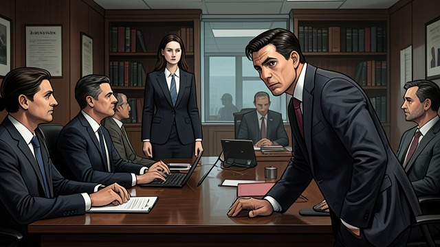 The Corporate Panic from "Expecting The CEO's Baby - The Complete Series: BWWM Interracial Billionaire Pregnancy Romance". The Board as Threat Andrew’s Calculation Andrew immediately connects disclosure to the hostile board and the pending Bullen Microsystems acquisition.