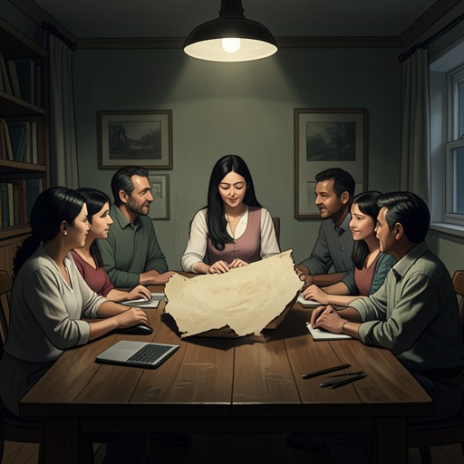 The Family Network from "Expecting The CEO's Baby - The Complete Series: BWWM Interracial Billionaire Pregnancy Romance". This flow traces how Ryanna Owens’s private crisis becomes a family matter and how relatives reshape her understanding of support.