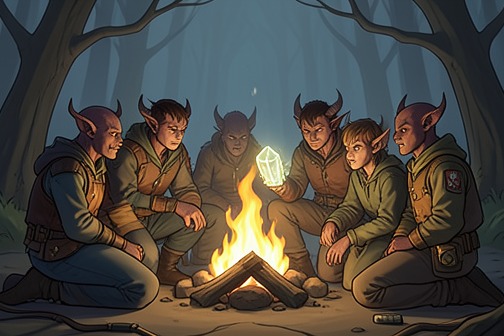 Formation of the Pentagram from "The Reincarnated Demon King's Host Just Wants to Live in Peace, But the Hero Won't Leave Him Alone". Formation of the Pentagram is the decisive moment when Malthios stops surviving alone and becomes part of a chosen alliance.