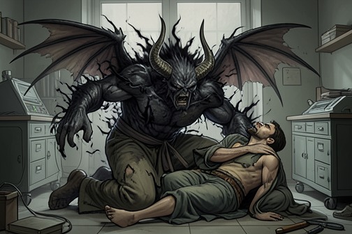 Malthios's Return from "The Reincarnated Demon King's Host Just Wants to Live in Peace, But the Hero Won't Leave Him Alone". Malthios's Return is the turning point at which Theo's concealed connection to the former Demon King becomes an undeniable public fact.
