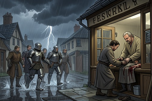 The Hero’s Party’s Arrival in Leafel from "The Reincarnated Demon King's Host Just Wants to Live in Peace, But the Hero Won't Leave Him Alone". The Hero’s Party’s Arrival in Leafel marks the moment the secluded life of Theo, the village healer, is breached by the very power charged with hunting the…