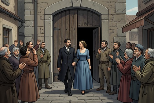 Theo and Luc Return to Leafel from "The Reincarnated Demon King's Host Just Wants to Live in Peace, But the Hero Won't Leave Him Alone". Theo and Luc Return to Leafel is the decisive homecoming of the story: Theo returns not as a concealed threat awaiting discovery, but as Theo, accompanied by…