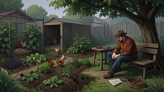 A Garden Planted for Spring from "The Reincarnated Demon King's Host Just Wants to Live in Peace, But the Hero Won't Leave Him Alone". A Garden Planted for Spring Growth becomes routine Theo plants vegetables, herbs, and blackberry starts outside his shop.