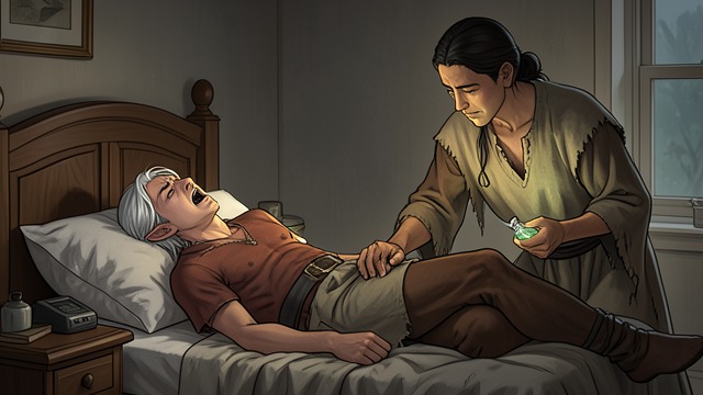 A Final Illness from "The Reincarnated Demon King's Host Just Wants to Live in Peace, But the Hero Won't Leave Him Alone". A Final Illness The limits of magic Glefald’s lung rot returns despite Theo’s earlier treatment.