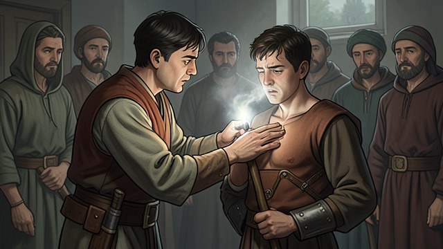 An Unnoticed Illness from "The Reincarnated Demon King's Host Just Wants to Live in Peace, But the Hero Won't Leave Him Alone". An Unnoticed Illness The healer sees the pattern Theo identifies Avery’s untreated weak lungs while assessing the party’s condition.