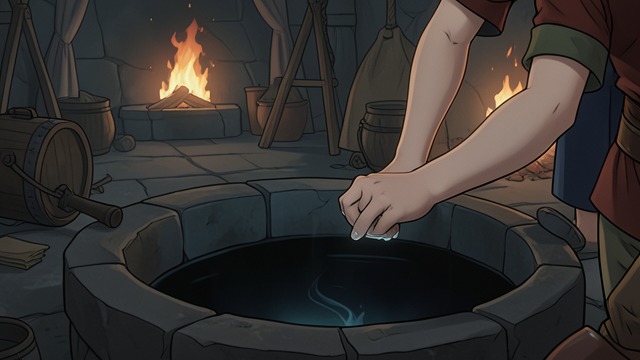 The Forgotten Child at the Well from "The Reincarnated Demon King's Host Just Wants to Live in Peace, But the Hero Won't Leave Him Alone". The Forgotten Child at the Well Waiting becomes a haunting A child is lowered into a well by an older brother who promises to return.