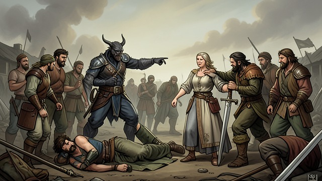 The Host Targeted in Battle from "The Reincarnated Demon King's Host Just Wants to Live in Peace, But the Hero Won't Leave Him Alone". The Host Targeted in Battle A change in enemy strategy Demon forces initially try to overwhelm the party by numbers.
