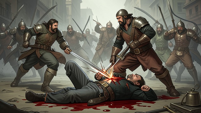 Aym’s Last Rescue from "The Reincarnated Demon King's Host Just Wants to Live in Peace, But the Hero Won't Leave Him Alone". Aym’s Last Rescue The group refuses to abandon Malthios The Pentagram encounters a Hero and tries to retreat together.