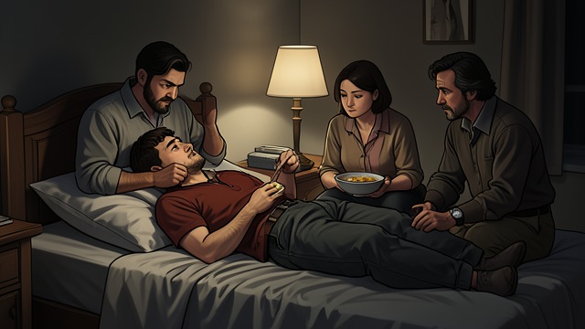 Parents by Choice from "The Reincarnated Demon King's Host Just Wants to Live in Peace, But the Hero Won't Leave Him Alone". Parents by Choice Care he cannot repay When Theo collapses, Imani and Dale take him home, feed him, and stay beside him.
