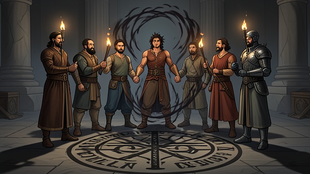 The Pentagram’s Ascension from "The Reincarnated Demon King's Host Just Wants to Live in Peace, But the Hero Won't Leave Him Alone". The Pentagram’s Ascension Rank demands a massacre The five friends are told that they must kill many innocents to ascend to Demon Lord.