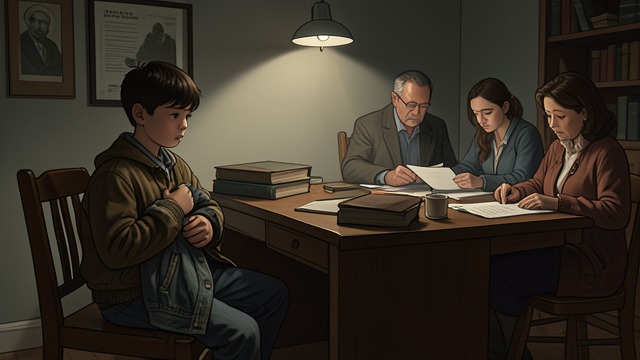 Parents Who Do Not Care from "The Reincarnated Demon King's Host Just Wants to Live in Peace, But the Hero Won't Leave Him Alone". Parents Who Do Not Care A family without affection Theo’s parents push him to study and improve, hoping his ability will improve their circumstances.