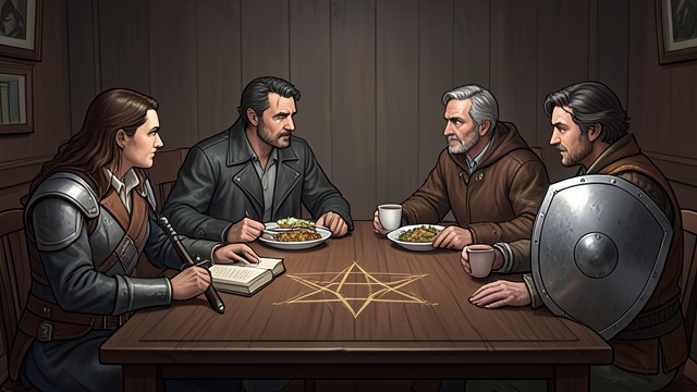 The Pentagram as Family from "The Reincarnated Demon King's Host Just Wants to Live in Peace, But the Hero Won't Leave Him Alone". The Pentagram as Family Friendship chosen over competition Kamil, Aym, Torq, and Foras form a group with Malthios despite a culture that offers little reason…