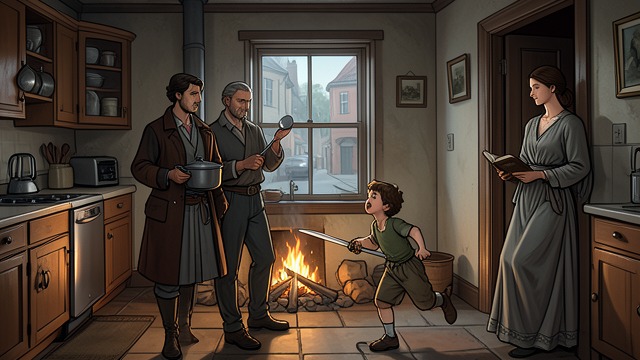 A Quiet Life After War from "The Reincarnated Demon King's Host Just Wants to Live in Peace, But the Hero Won't Leave Him Alone". A Quiet Life After War Peace filled with responsibilities Theo tends the shop and garden while Luc cooks, patrols, and helps the village.
