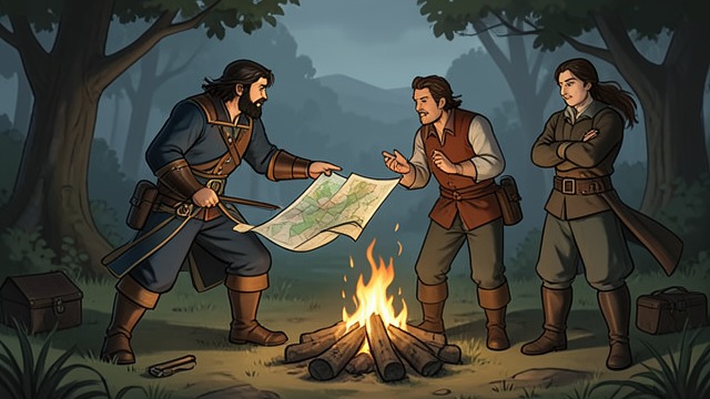 A Quarrel Over Duty from "The Reincarnated Demon King's Host Just Wants to Live in Peace, But the Hero Won't Leave Him Alone". A Quarrel Over Duty The mission becomes a weapon Avery accuses the group of neglecting its purpose, while Luc argues that time with friends matters.