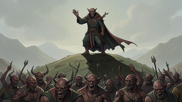 A King Without the Crown from "The Reincarnated Demon King's Host Just Wants to Live in Peace, But the Hero Won't Leave Him Alone". A King Without the Crown Power claimed by assertion Tyraz calls himself the new Demon King after Malthios has been absent for centuries.